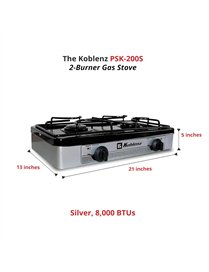 2 BRNR OTDR STOVE SLVR