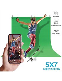 GRN SCRN FABRIC BACKDROP