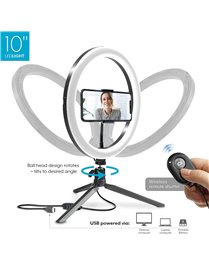 10IN PHN RING LT TRPD STD