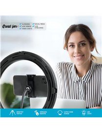 10IN PHN RING LT TRPD STD