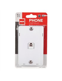 WALL PHONE MOUNT WHT