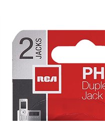DUPLEX MOD JACK WHT