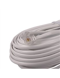 50FT MOD PHONE CORD WHT