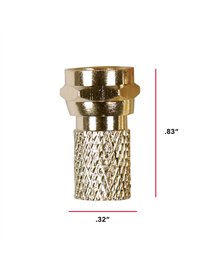10PK GOLD PLT TWIST ONRG