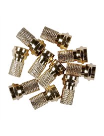 10PK GOLD PLT TWIST ONRG