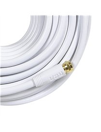 50FT RG6 COAX CABLE WHT