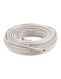 50FT RG6 COAX CABLE WHT