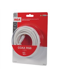 12FT RG6 CABLE WHT