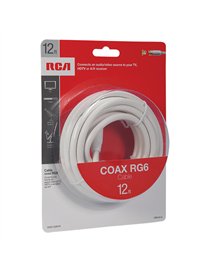 12FT RG6 CABLE WHT