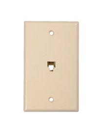 IVORY PHONE WALL PLATE