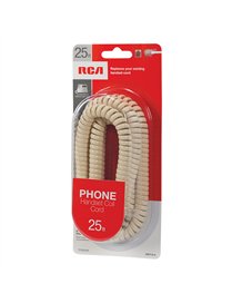 25FT PHONE COIL CORD IVR