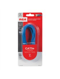 7 FT CAT5E CABLE BLU