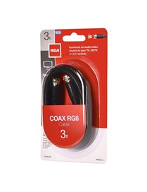 3FT RG6 CABLE BLK