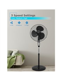 18IN STAND FAN BLK