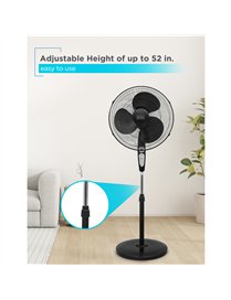 18IN STAND FAN BLK
