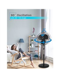 18IN STAND FAN BLK