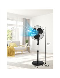 18IN STAND FAN BLK