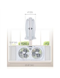 9IN DUAL WINDOW FAN