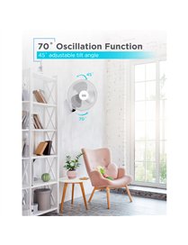 16IN OSC WALL FAN W/RMT