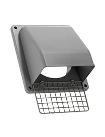 6" PLASTIC WALL CAP