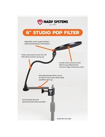 MICROPHN POP FILTER/BOOM