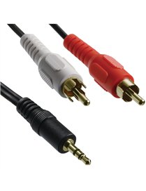 6FT Y-ADAPTER CABLE 3.5MM