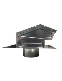 4IN ROOF CAP BLK COLLAR