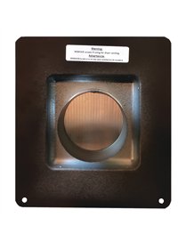 4IN ROOF CAP BLK COLLAR