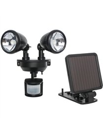 SOLAR LED SEC LIGHT BLK