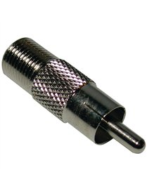 F JACK TO RCA PLUG