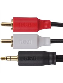 3.5MM TO 2 RCA PLUG Y