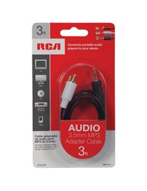 3.5MM TO 2 RCA PLUG Y