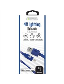 FLAT LGHTNG USB CBL BLU