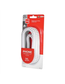 25FT HANDSET COIL CORD W