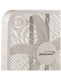 20IN BOX FAN WHT