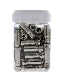 50PK RG6-F CMPRSSN CNCTR