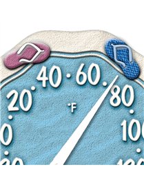 12IN SANDALS THERMOMETER