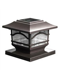 2 DECK LIGHT DRK BRNZ