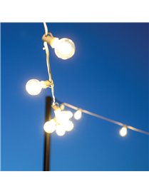 G40 LED STRING LIGHTS WHT