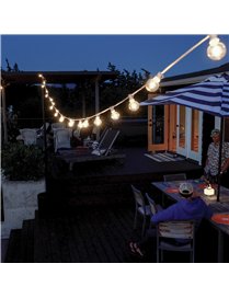 G40 LED STRING LIGHTS WHT