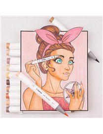 24 SKIN TONE MRKR SET
