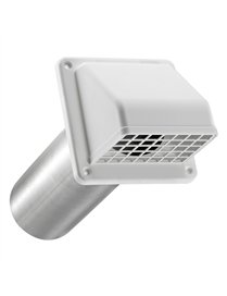 4IN PREF HD W/TL PIPE WHT