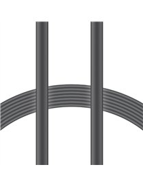 4FT FLT APPL LIT CBL BLK