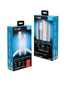 4FT USB MICRO CBL WHT