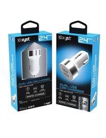 2.4AMP USB CR CHRGR WHT