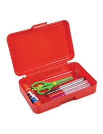 KIDS PENCIL BOX RED