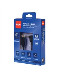 6FT HDMI CBL SNGL 90 DGRE