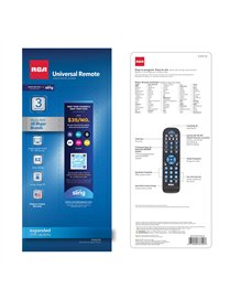 3 DEVICE UNIVERSAL REMOTE
