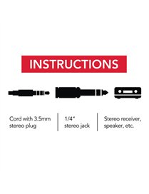 3.5MM JACK TO 1/4"