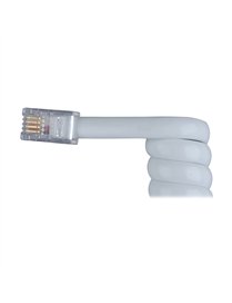 25FT HANDSET COIL CORD W
